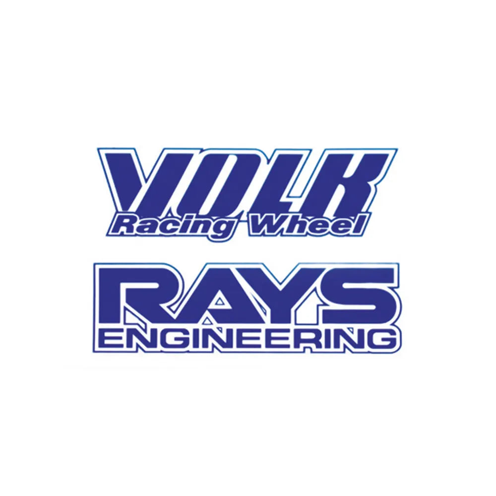 RAYS WHEEL STICKERS