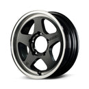 RAYS gramLIGHTS 57FR-X wheel in Glass Black / Rim DC (6AZ)