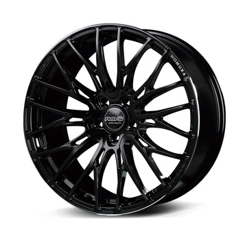 RAYS HOMURA 2x10BD wheel in Black / Rim Edge DMC (B9J)