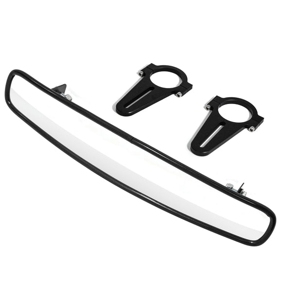Longacre 52-22535 14" Wide Angle Mirror Kit - Short Brackets