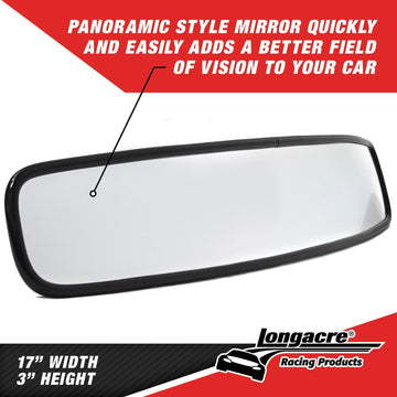 Longacre 52-22547 17" Wide Angle Replacement Mirrors