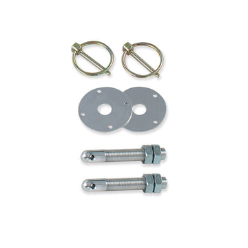 Longacre 52-23500 Aluminum Hood Pin Kit - 1/2"-20 Set of 2