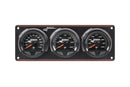 Longacre 52-44561 SMi™ Elite Waterproof Gauge Panel, 3 Gauge Oil Pressure/Wate