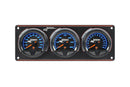 Longacre 52-44562 SMi™ Elite Waterproof Gauge Panel, 3 Gauge Oil Pressure/Wate