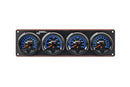 Longacre 52-44567 SMi™ Elite Waterproof Gauge Panel, 4 Gauge Oil Pressure/Wate