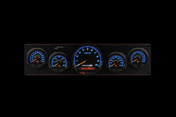 Longacre 52-44577 SMi™ Elite Waterproof Gauge Panel, 4 Gauge Oil Pressure/Wate