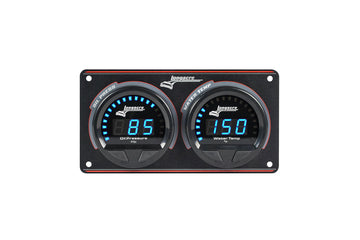 Longacre 52-44660 Digital Elite LED Waterproof Gauge Panel, 2 Gauge Oil Pressu