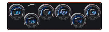 Longacre 52-44680 Digital Elite LED Waterproof Gauge Panel from Longacre, 5 Ga