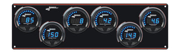 Longacre 52-44681 Digital Elite LED Waterproof Gauge Panel from Longacre, 5 Ga