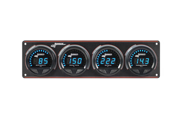 Longacre 52-44862 Digital Elite LED Waterproof Gauge Panel from Longacre, 4 Ga
