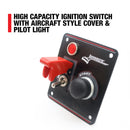 Longacre 52-44863 Flip-up Start / Ignition panel with pilot light