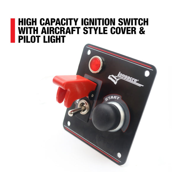 Longacre 52-44863 Flip-up Start / Ignition panel with pilot light