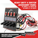 Longacre 52-44865 4 Accessory switch panel with 4 pilot lights