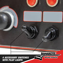 Longacre 52-44869 Flip-up Start / Ignition panel w/ 4 acc & pilot lights