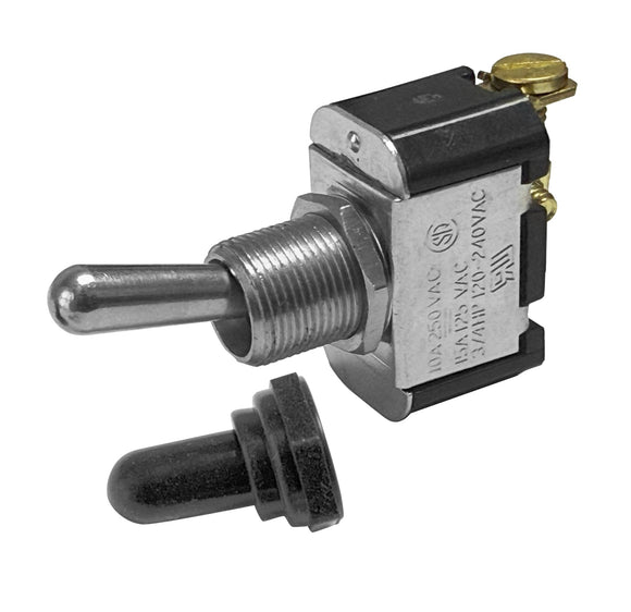 Longacre 52-45462 2 Terminal Heavy Duty Momentary Toggle Start Switch