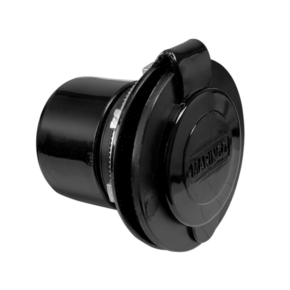 Longacre 52-45661 Flanged Remote Outlet - Black