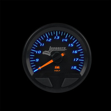 Longacre 52-46746 SMi™ Elite Waterproof Gauges, Volt Gauge 8-18, Sensor Includ