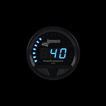 Longacre 52-46859 Digital Elite LED Waterproof Gauges, Fuel Pressure 0-120 psi