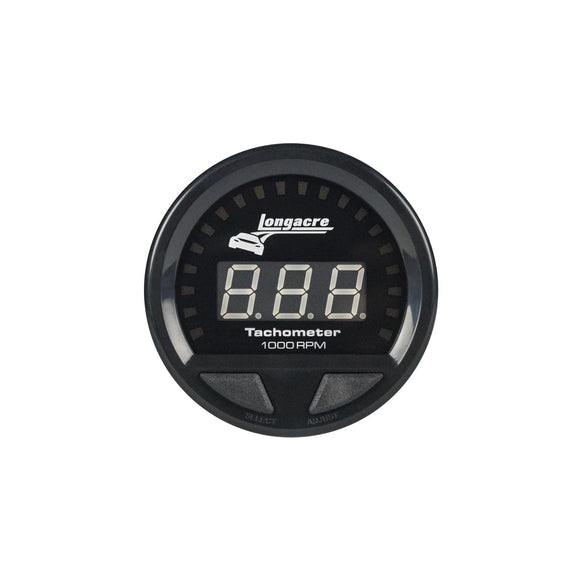 Longacre 52-46863 Digital Elite Waterproof Tachometer 2-5/8" Face
