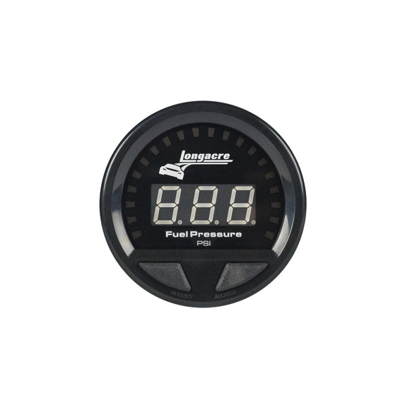 Longacre 52-46866 Digital Elite LED Waterproof Gauges, Fuel Pressure 0-15 psi,