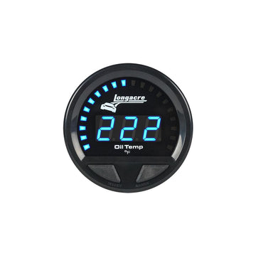 Longacre 52-46869 Digital Elite LED Waterproof Gauges, Oil Temperature 100-340