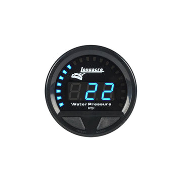 Longacre 52-46872 Digital Elite LED Waterproof Gauges, Water Pressure 0-60 psi