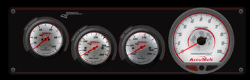 Longacre 52-46907 Sportsman™ Elite 3 Gauge Panel w/Tach Oil Pressure, Water Te