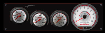 Longacre 52-46909 Sportsman™ Elite 3 Gauge Panel w/Tach Oil Pressure, Water Te