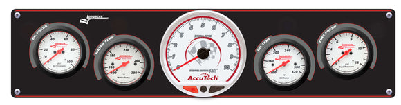 Longacre 52-46910 Sportsman™ Elite 4 Gauge Panel w/Tach Oil Pressure, Water Te