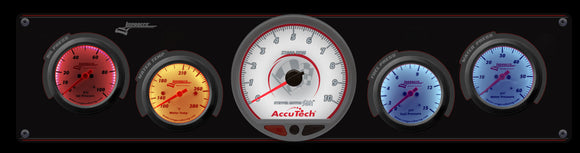 Longacre 52-46911 Sportsman™ Elite 4 Gauge Panel w/Tach Oil Pressure, Water Te