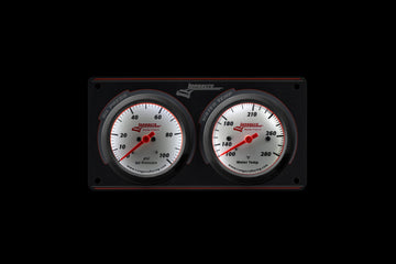 Longacre 52-46912 Sportsman™ Elite 2 Gauge Panel Oil Pressure, Water Temperatu