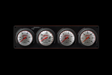 Longacre 52-46917 Sportsman™ Elite 4 Gauge Panel Oil Pressure, Water Temperatu
