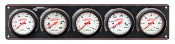 Longacre 52-46918 Sportsman™ Elite 5 Gauge Panel Oil Pressure, Water Temperatu