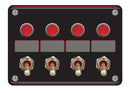 Longacre 52-48865 Elite Switch Panel - 4 ACC With Lights