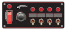Longacre 52-48869 Elite Switch Panel - Push Starter/Ignition/4 ACC With Lights