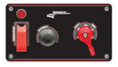Longacre 52-48871 Elite Switch Panel - Push Starter/Ignition With Lights, Flip