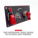 Longacre 52-48971 Elite Switch Panel - Toggle Starter/Ignition With Lights, Fl