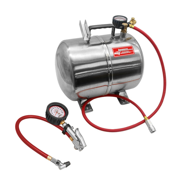 Longacre 52-50315 Quick Fill Tire Gauge and Tank 0-60 psi