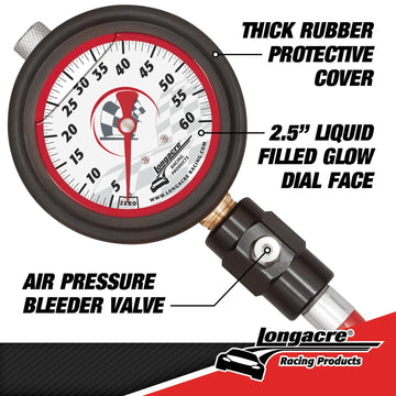 Longacre 52-52002 Tire Pressure Gauge