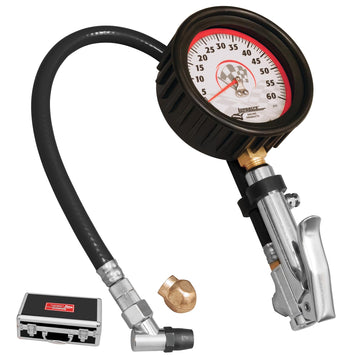 Longacre 52-52007 Magnum™ 3½" GID Quick Fill Tire Gauge 0-60 psi