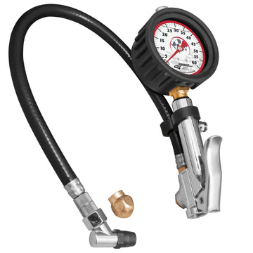 Longacre 52-52008 Liquid Filled 2½" GID Quick Fill Tire Gauge 0-60 psi
