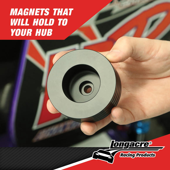 Longacre 52-78424 Billet Magnetic Caster Camber Gauge Adapter