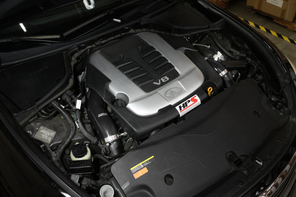 HPS シリコンエアインテークホース Infiniti M56 / Q70 ほか用