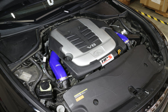 HPS シリコンエアインテークホース Infiniti M56 / Q70 ほか用