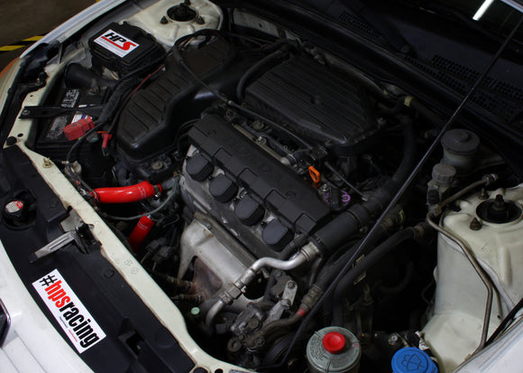 HPS シリコンラジエーターホースキット Honda Civic 1.7L Automatic Trans. 2001-2005用
