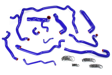 HPS シリコンラジエーター＆ヒーターホースキット BMW 530i E60 左ハンドル仕様 2004-2005用 - 0