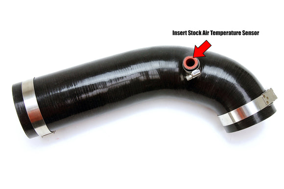 HPS シリコンエアインテークホース Jeep Wrangler JK 3.6L V6 2012-2017用