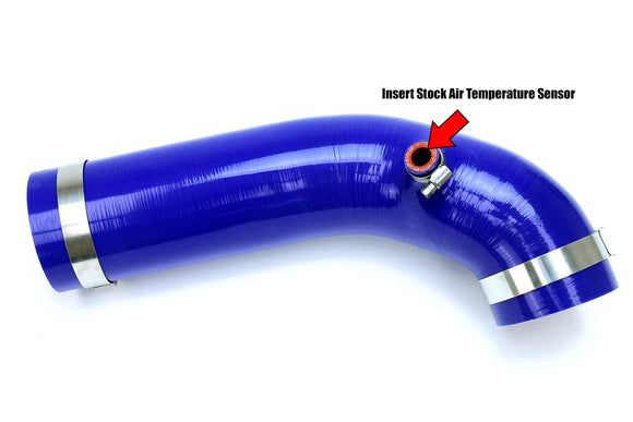 HPS シリコンエアインテークホース Jeep Wrangler JK 3.6L V6 2012-2017用