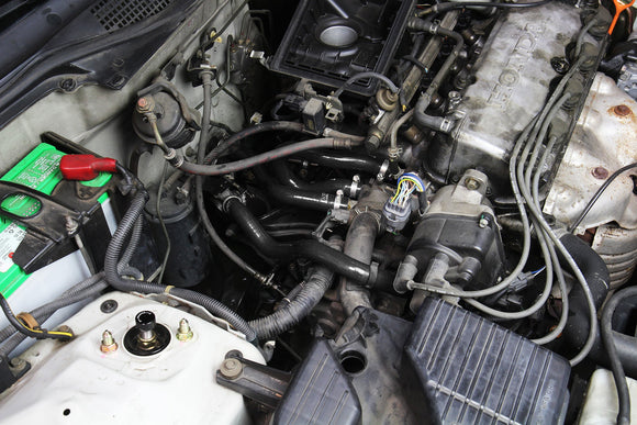 HPS シリコンヒーターホースキット Honda Civic CX DX LX 1.6L D16 SOHC 1996-2000用