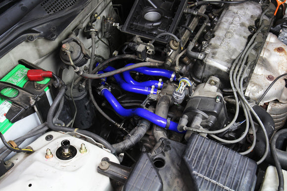 HPS シリコンヒーターホースキット Honda Civic CX DX LX 1.6L D16 SOHC 1996-2000用